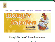 Tablet Screenshot of liangs-garden.com